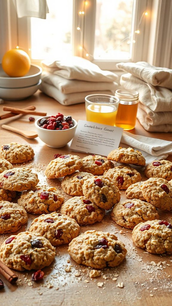 cranberry orange oatmeal cookies cranberry orange oatmeal cookies