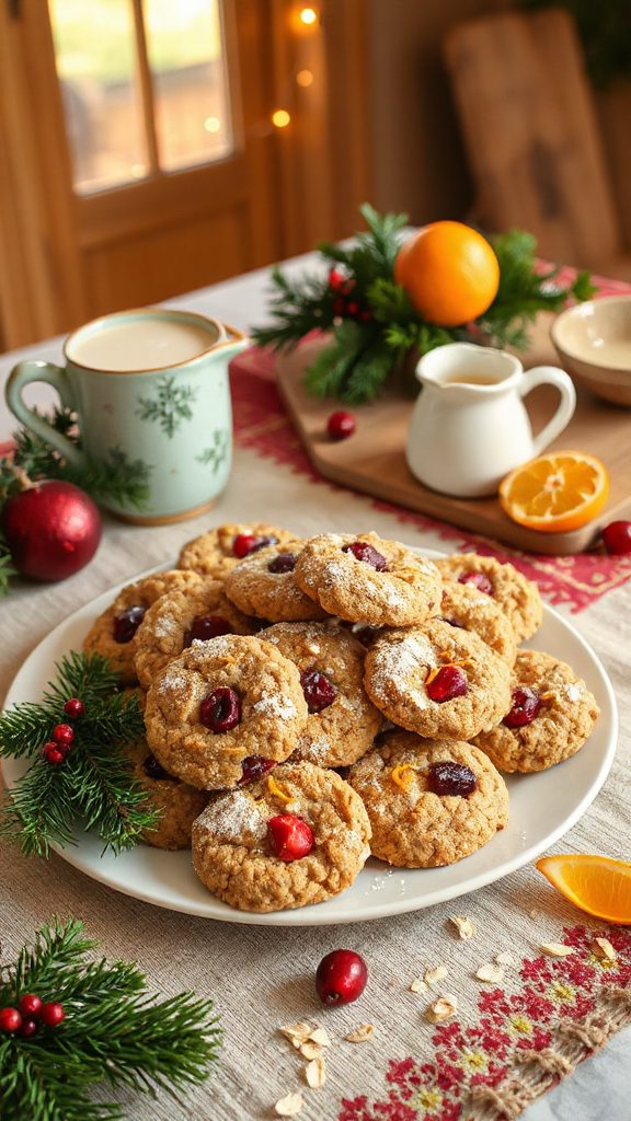cranberry orange oatmeal cookies cranberry orange oatmeal cookies