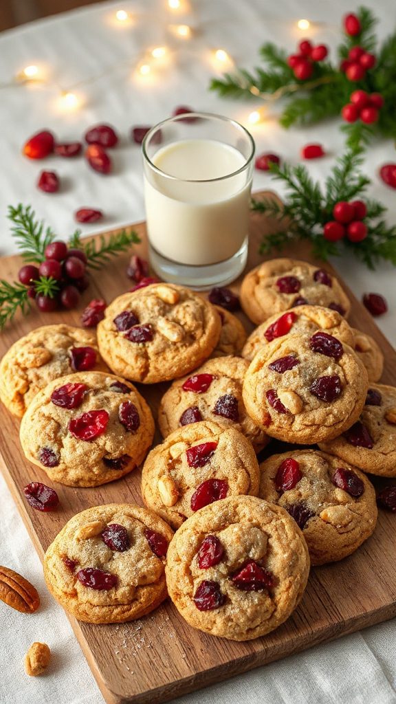 cranberry peanut butter cookies