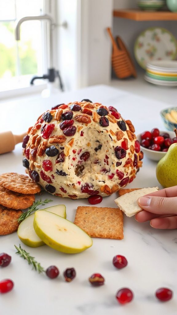 cranberry pecan cheese ball