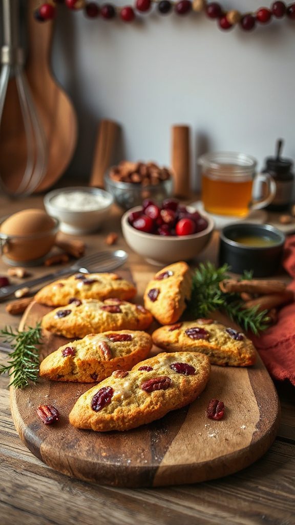 cranberry pecan honey biscotti cranberry pecan honey biscotti