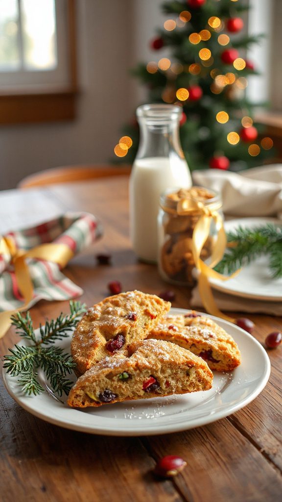 cranberry pistachio biscotti recipe