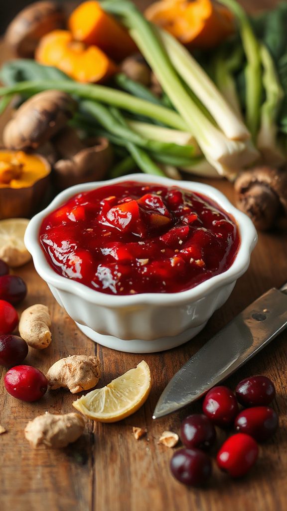 cranberry sauce with lemongrass cranberry sauce with lemongrass