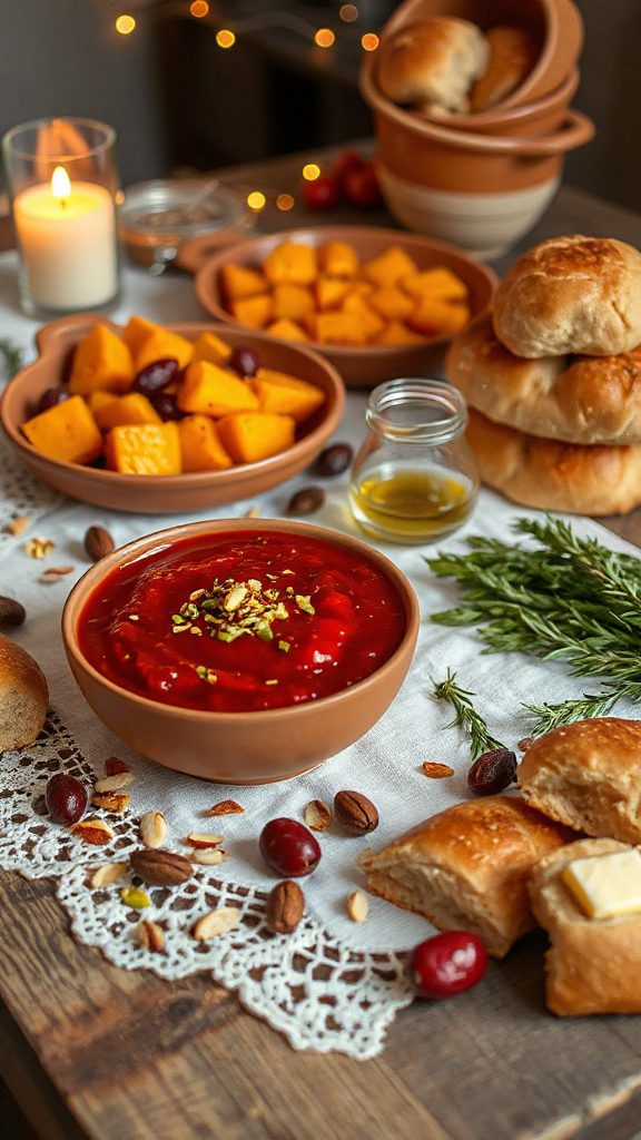 cranberry sauce with mahlab