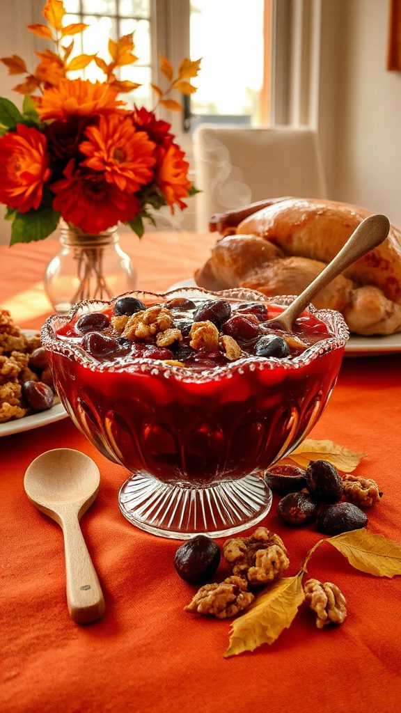 cranberry sauce with nuts