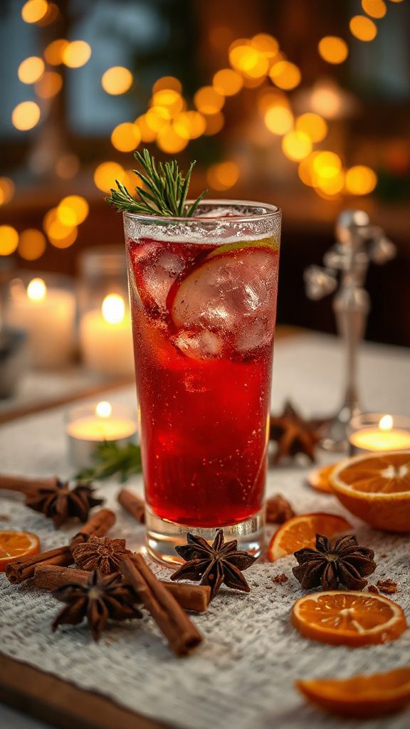 cranberry spiced cocktail recipe