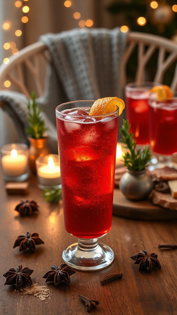 cranberry spiced cocktail recipe