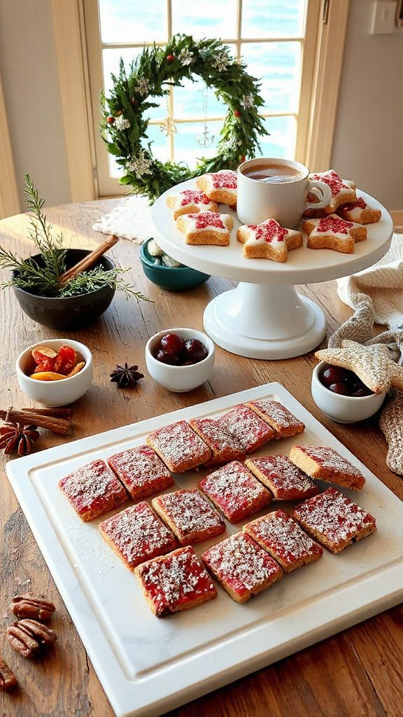 cranberry studded chilled cookies