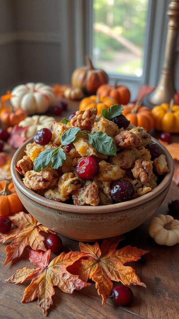 cranberry walnut stuffing recipe