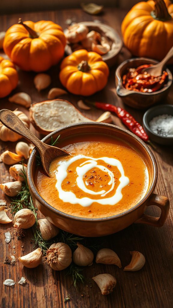 creamy adobo pumpkin soup