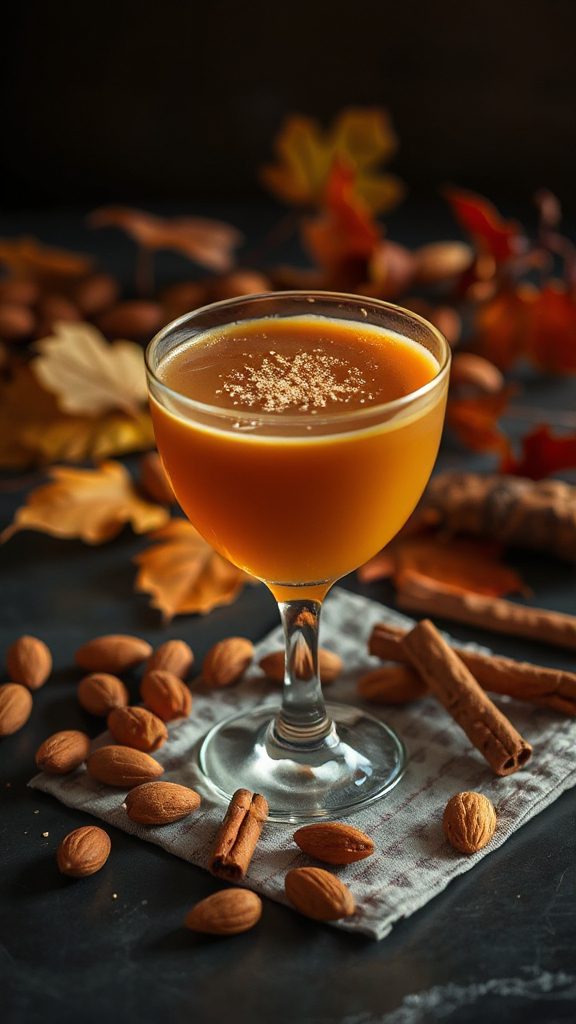 creamy almond cognac cocktail