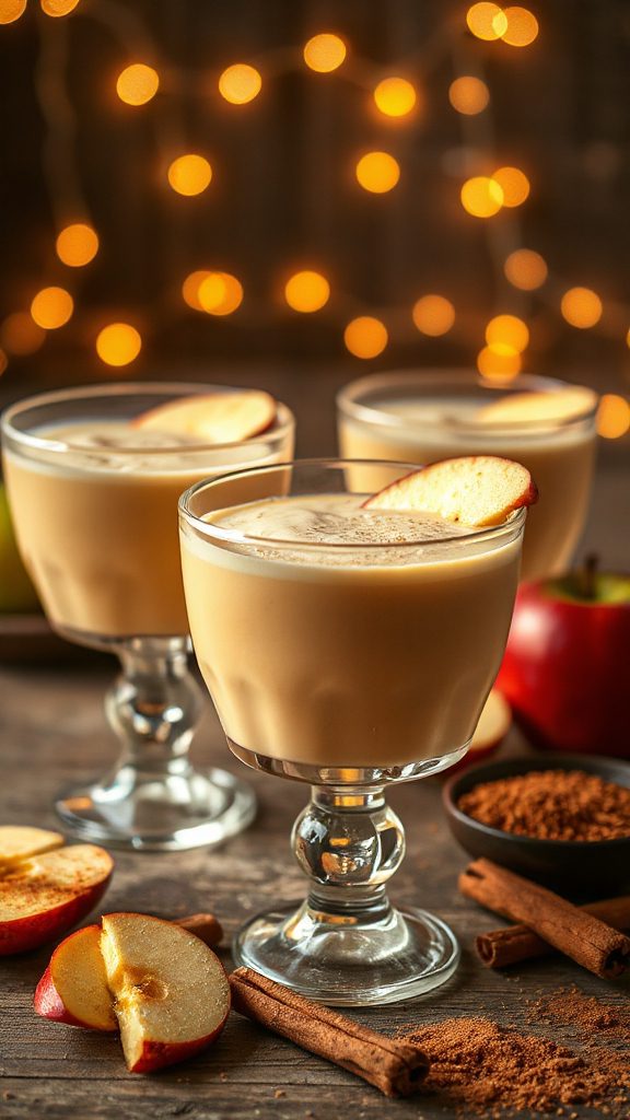 creamy apple cinnamon cocktail creamy apple cinnamon cocktail