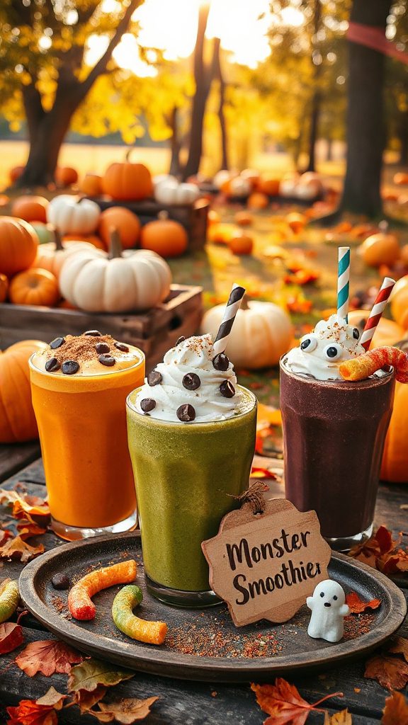 creamy autumn pumpkin smoothie