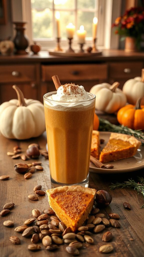 creamy autumn pumpkin smoothie