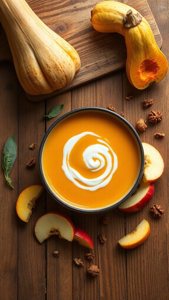 creamy autumn vegetable soup