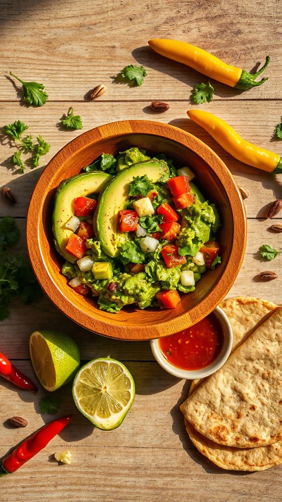 creamy avocado llajua salsa