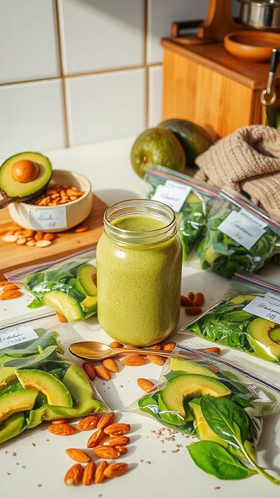 creamy avocado smoothie blend