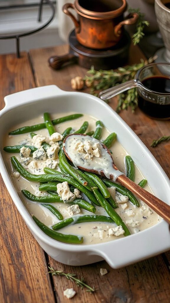 creamy blue cheese casserole