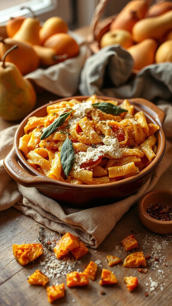 creamy butternut squash pasta creamy butternut squash pasta