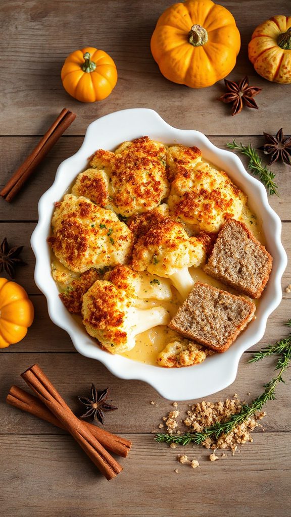 creamy cauliflower gratin recipe