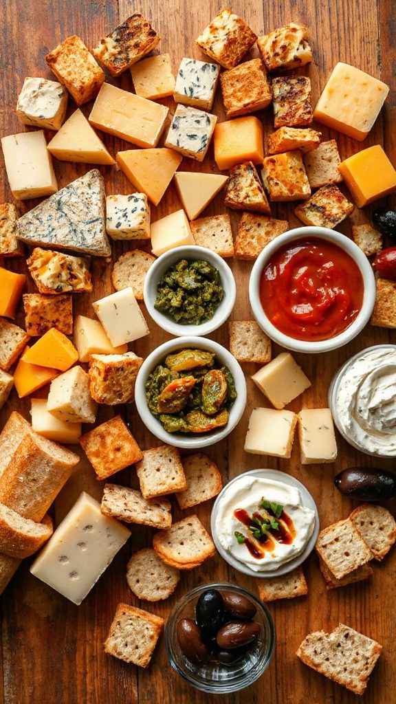 creamy cheese cube dip