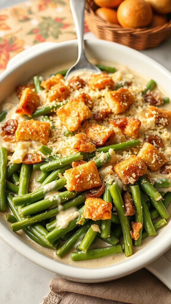 creamy cheesy green beans creamy cheesy green beans