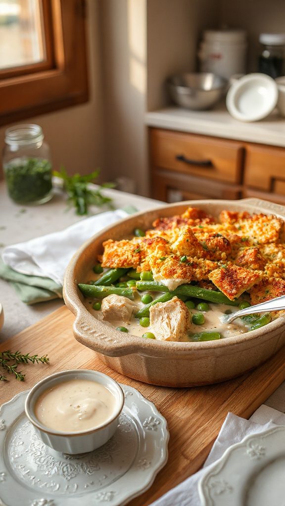 creamy chicken and green beans