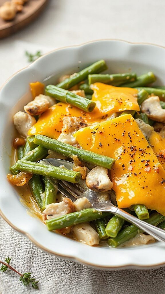 creamy chicken green bean casserole