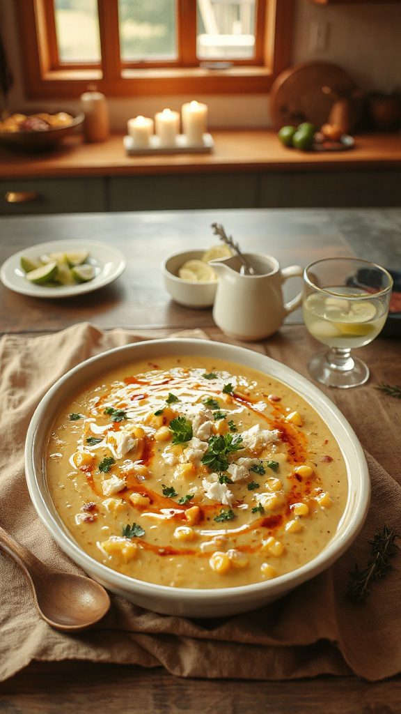 creamy chipotle corn casserole