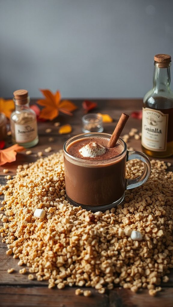 creamy chocolate quinoa elixir