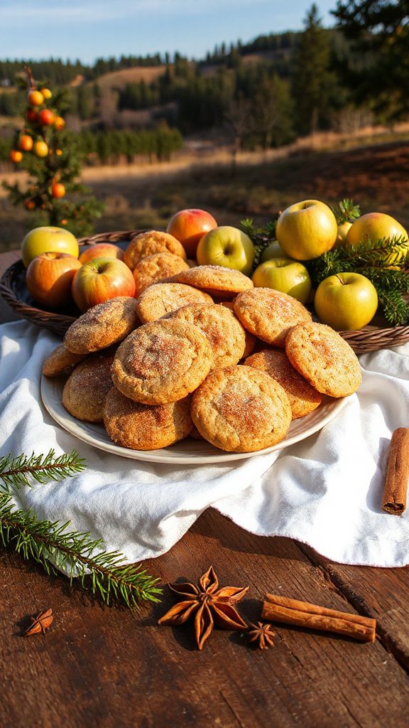 creamy cinnamon apple cookies
