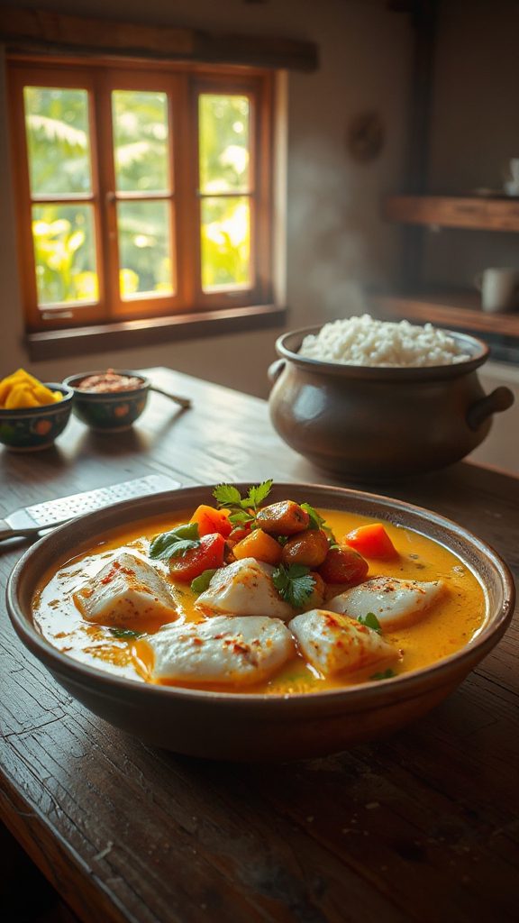 creamy coconut fish curry creamy coconut fish curry