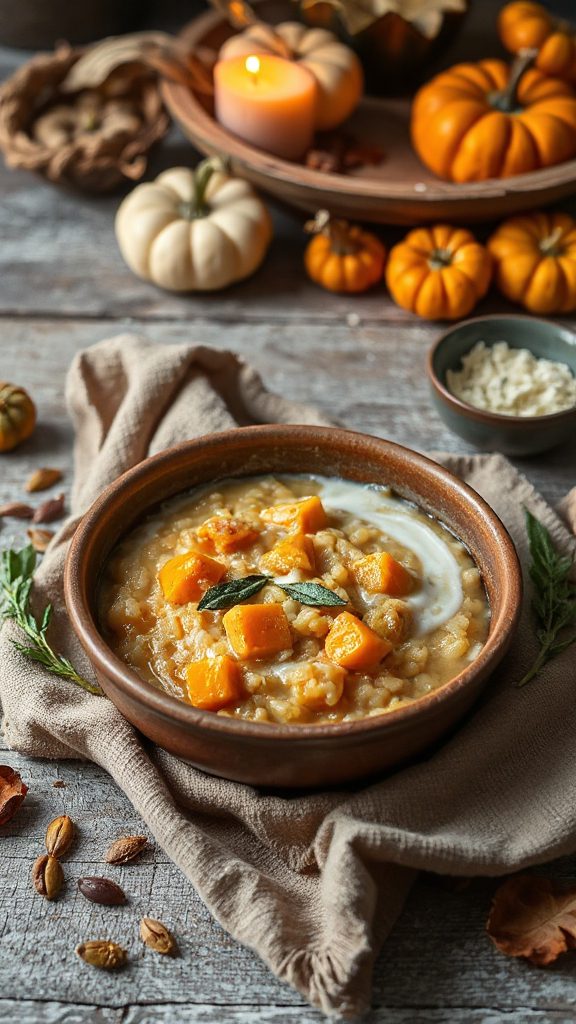 creamy coconut squash risotto creamy coconut squash risotto