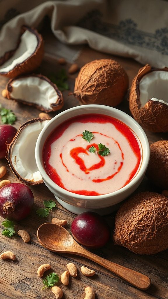 creamy dairy free coconut soup