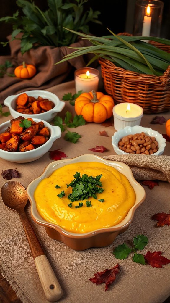 creamy epazote corn pudding