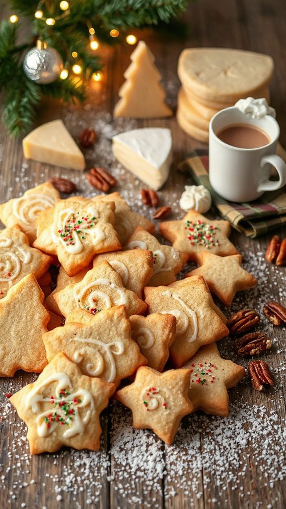creamy festive spritz cookies