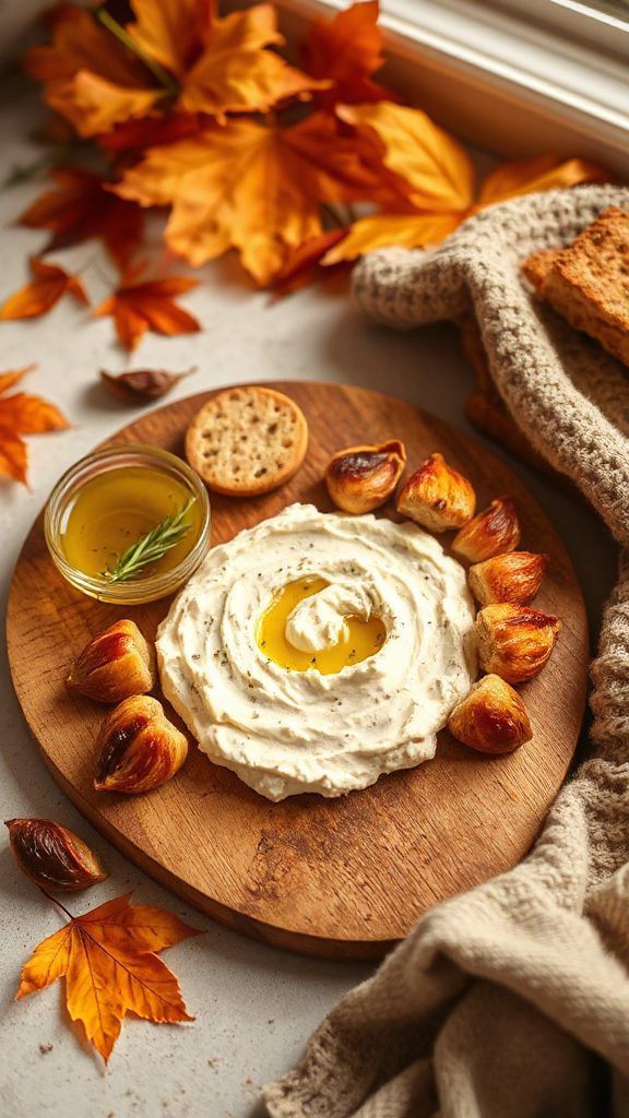 creamy feta garlic dip