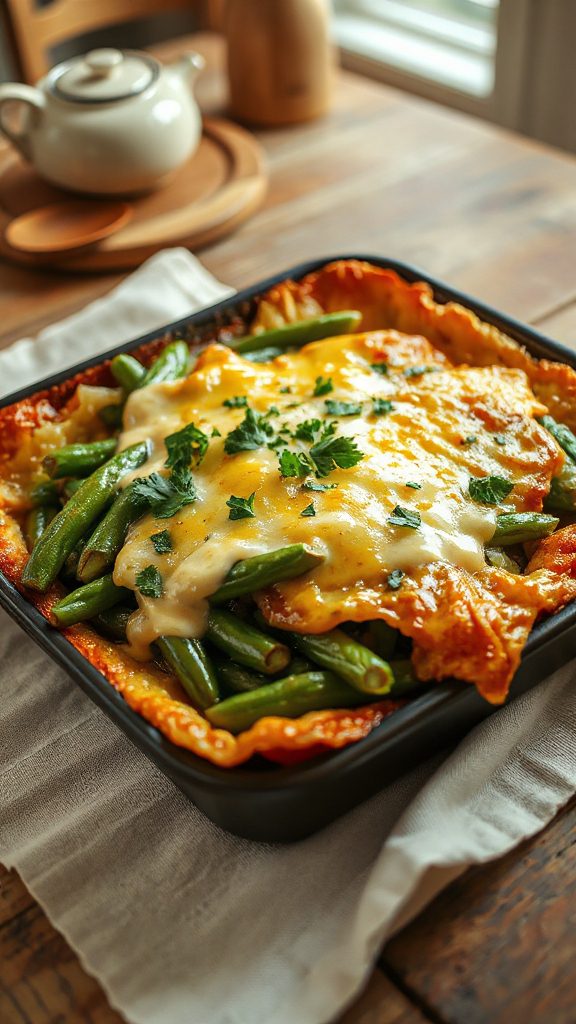 creamy garlic green beans creamy garlic green beans