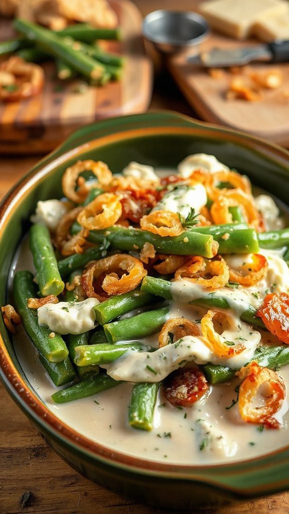 creamy garlic herb casserole