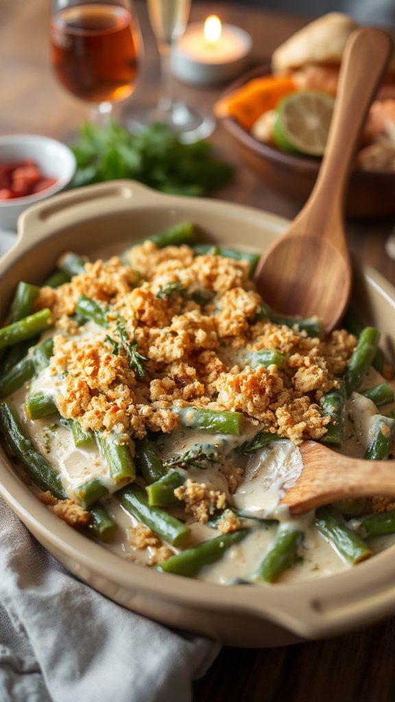 creamy garlic herb casserole