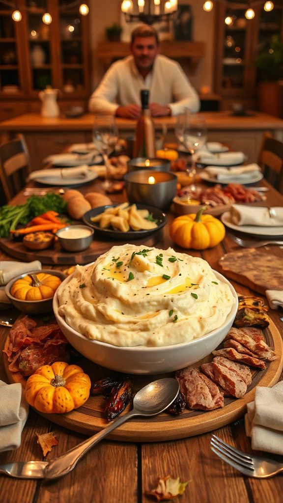 creamy garlic mashed potatoes