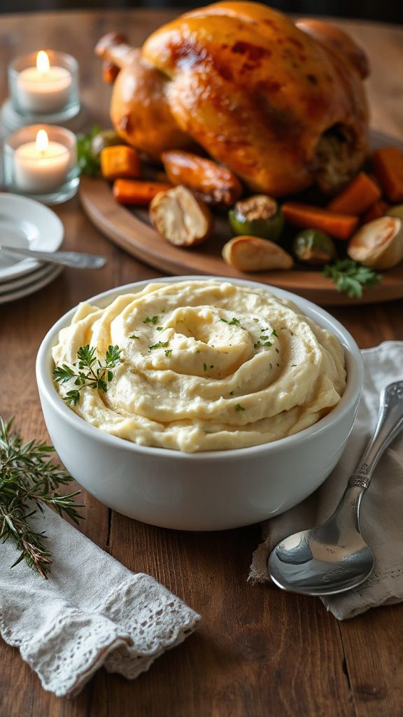 creamy garlic mashed potatoes