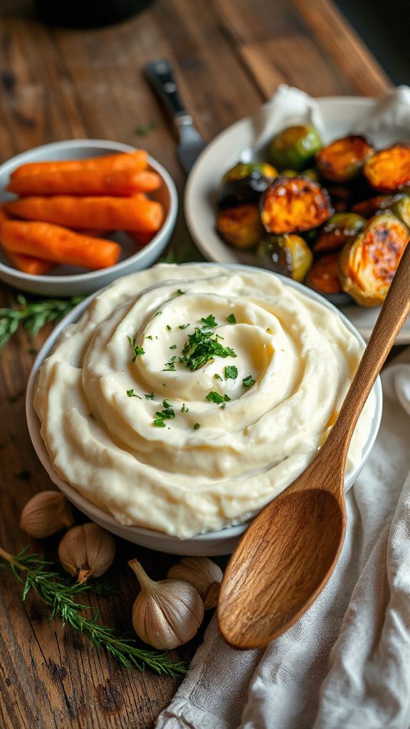 creamy garlic mashed potatoes
