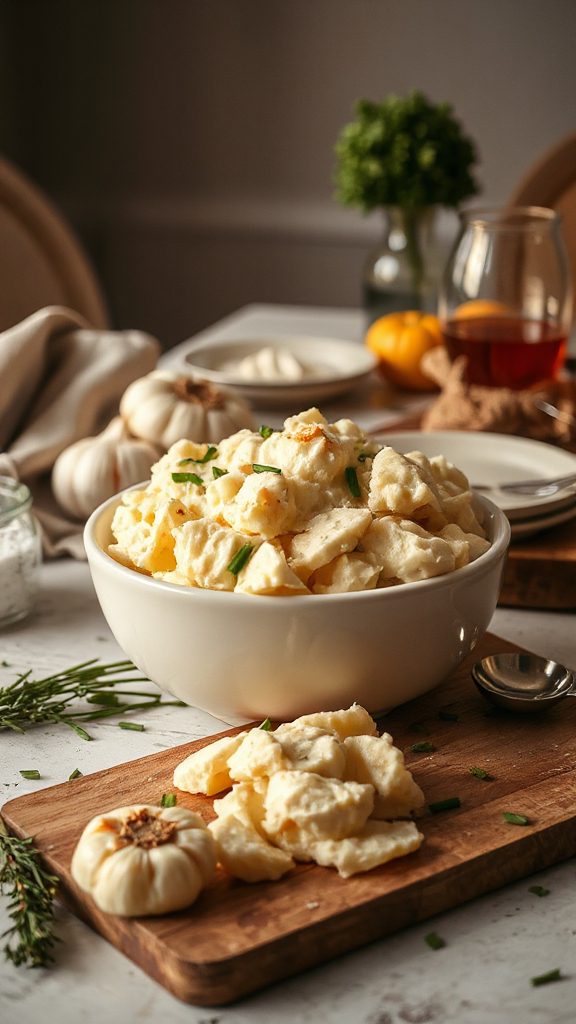 creamy garlic mashed potatoes