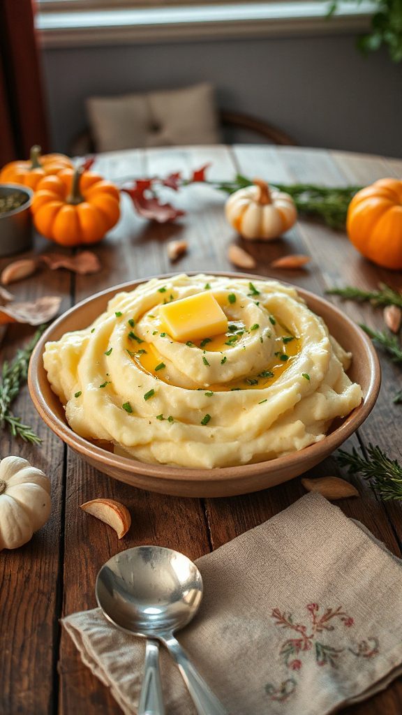 creamy garlic mashed potatoes
