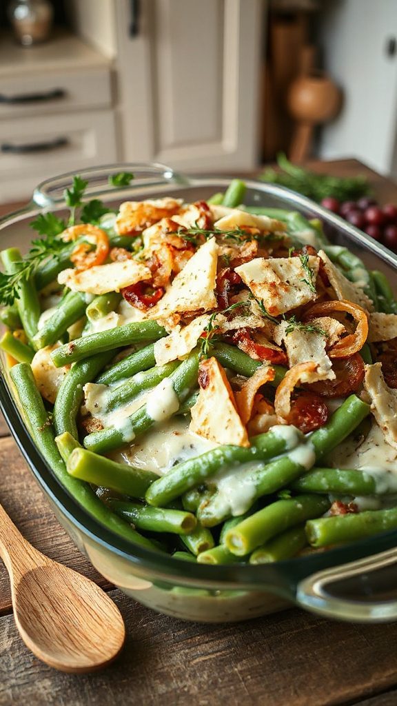 creamy garlic parmesan casserole