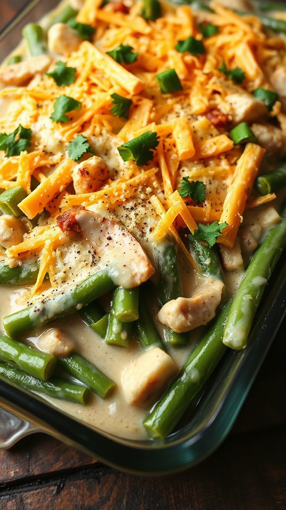 creamy garlic parmesan casserole