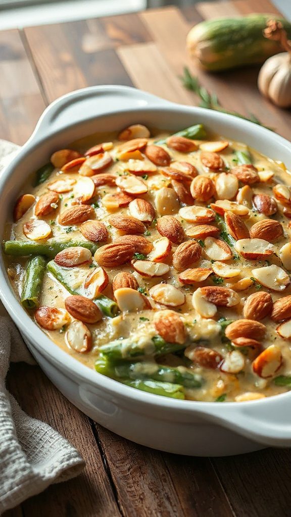 creamy garlic parmesan casserole