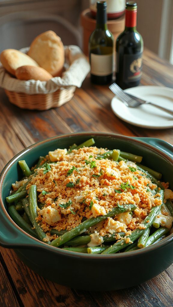 creamy garlic parmesan casserole