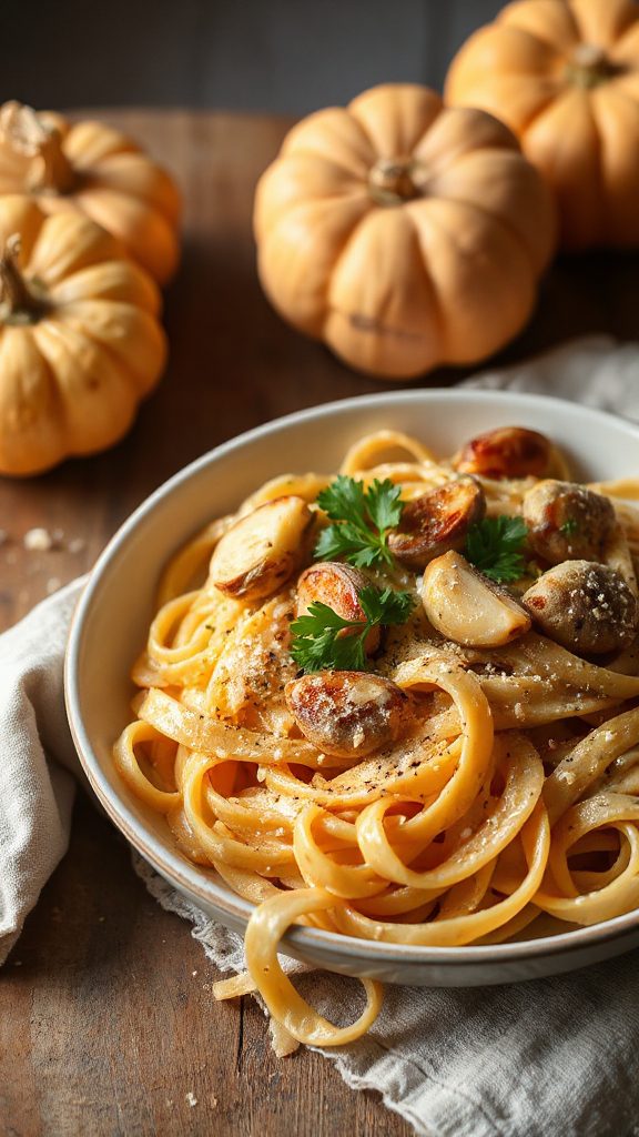 creamy garlic pasta delight